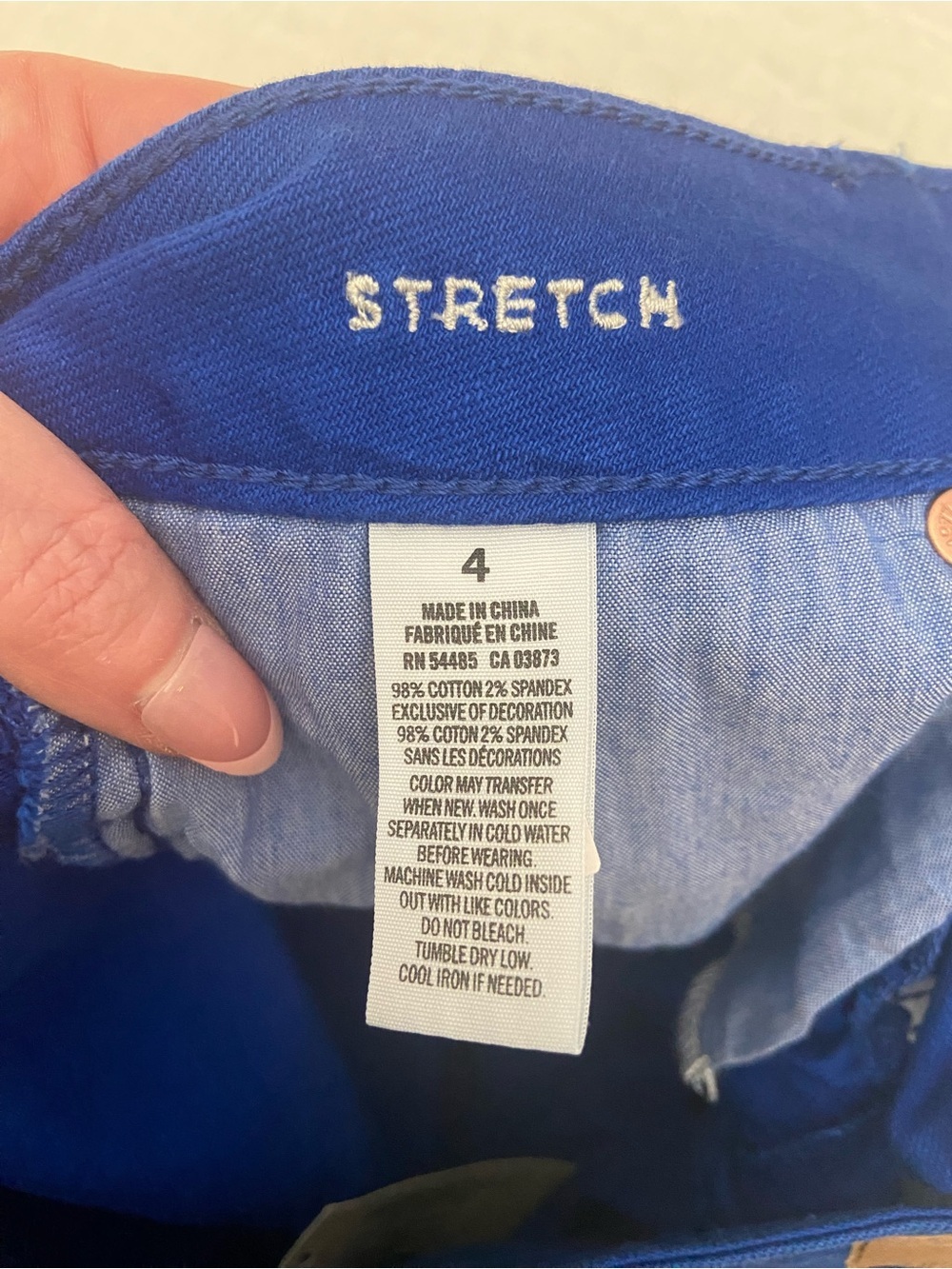 NWT AMERICAN EAGLE BRIGHT BLUE SHORTS SIZE 4 - Picture 8 of 8